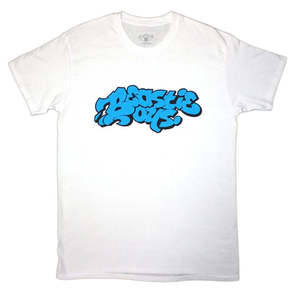 Beastie Boys Unisex Adult Graffiti Logo T-Shirt / White